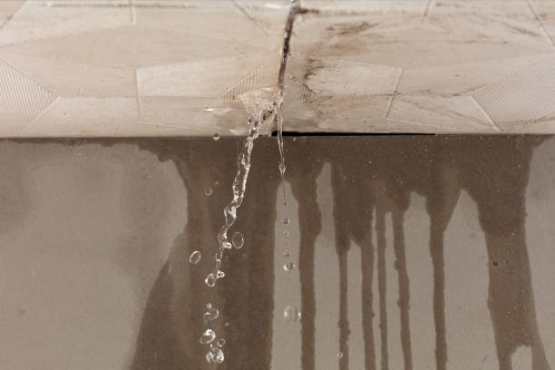 Professional Sewage Cleanup technician working in Yadkinville, NC